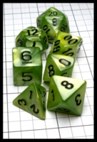 Dice : Dice - Dice Sets - Wiz Dice Green Swirl with Black - eBay Dec 2016